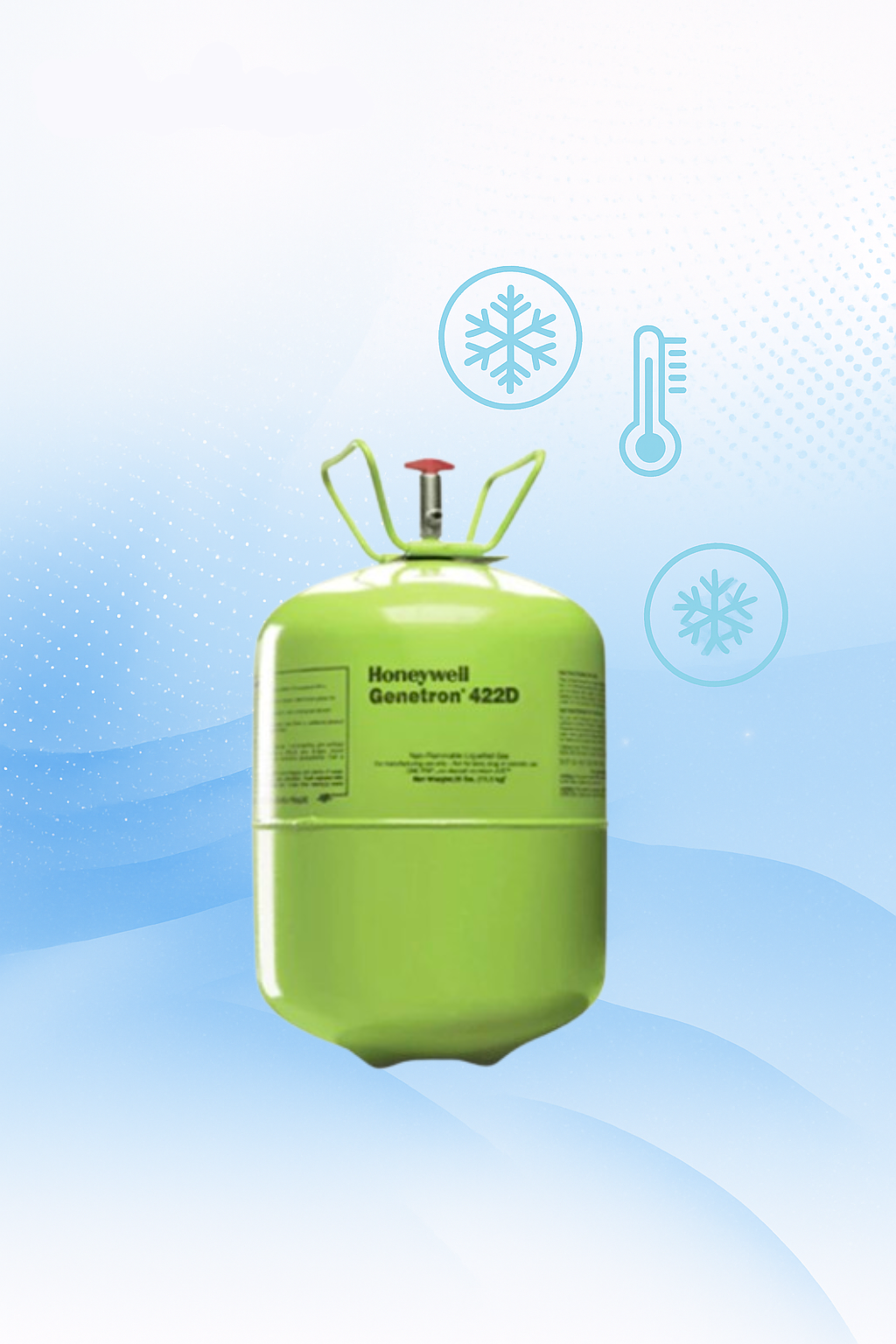 R-422D MO29 Premium Grade 25 LB Refrigerant for Air Conditioning Systems